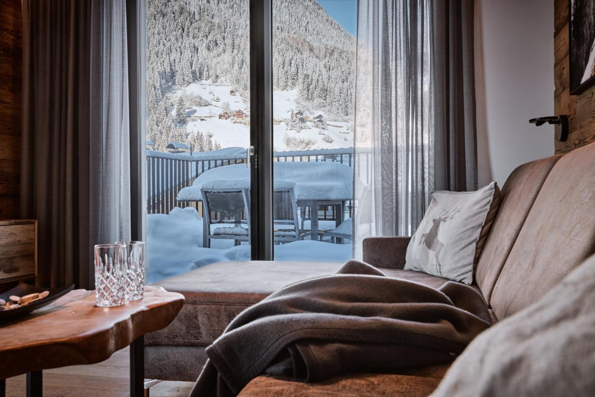 Das Luxurioese Chalet-Apartment In Der Residenz Silvretta - Inklusive Silvretta Card Premium See Exteriér fotografie